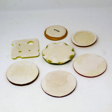 Load image into Gallery viewer, SURPRISED BURGER COASTERS: 4 IN STOCK