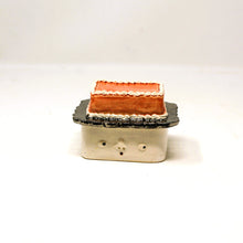 Load image into Gallery viewer, PINK SHEET CAKE MATCH STRIKER JAR WITH SILVER LUSTER #1