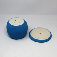 Load image into Gallery viewer, TURQUOISE SAD BOI 5.5 INCH CRYING PLANTER WITH PLATE #6