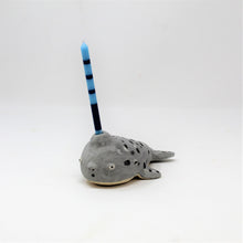 Load image into Gallery viewer, 5.5 INCH NARWHAL BIRTHDAY CANDLE HOLDER #3