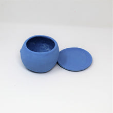 Load image into Gallery viewer, SKYBLUE SAD BOI 4 INCH CRYING PLANTER WITH PLATE #7