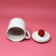 Load image into Gallery viewer, CAKE MUG WITH STRAWBERRY #3
