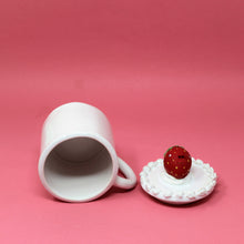 Load image into Gallery viewer, CAKE MUG WITH STRAWBERRY #4