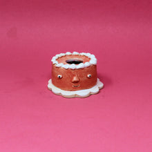 Load image into Gallery viewer, ONE TIER PINK CAKE TAPER CANDLE HOLDER #2