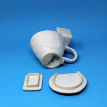 Load image into Gallery viewer, TOILET POUR OVER TANK MUG WITH TINY POOP #4