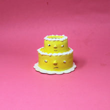 Load image into Gallery viewer, TWO TIER YELLOW CAKE TAPER CANDLE HOLDER #1