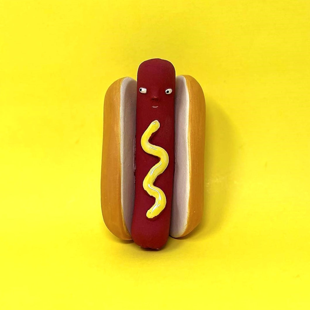 HOT DOG SCULPTURE WALL PIECE #1