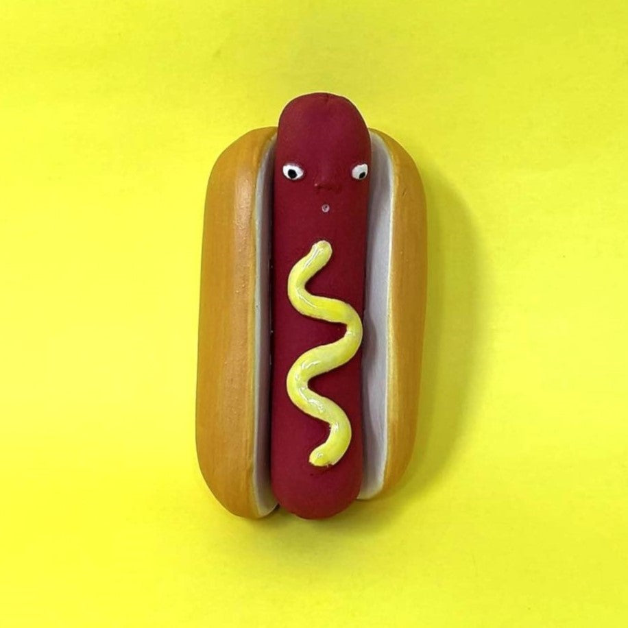 HOT DOG SCULPTURE WALL PIECE #2