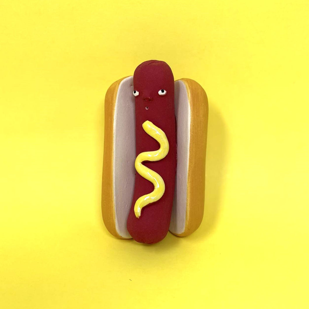 HOT DOG SCULPTURE WALL PIECE #4