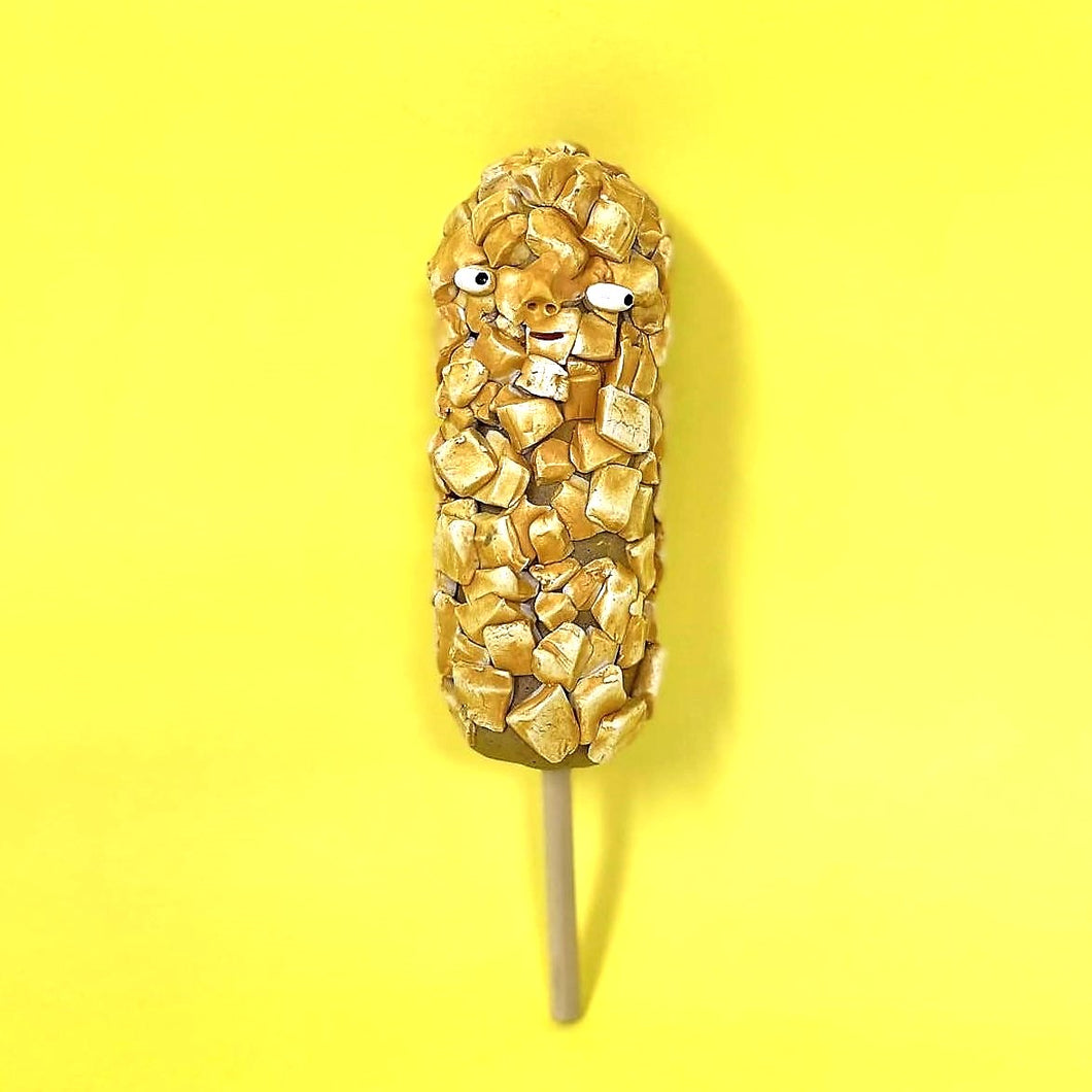 KOREAN CORN DOG SCULPTURE WALL PIECE #3