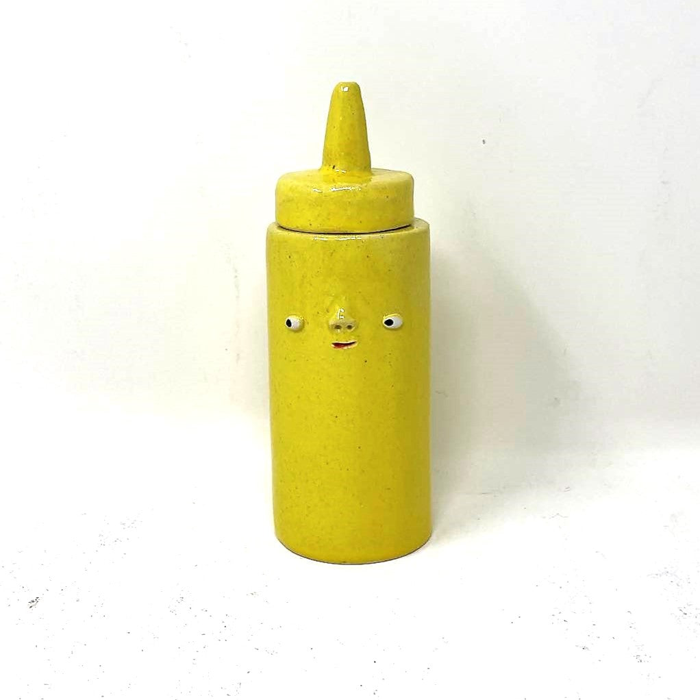 MUSTARD BOTTLE/FLASK #2