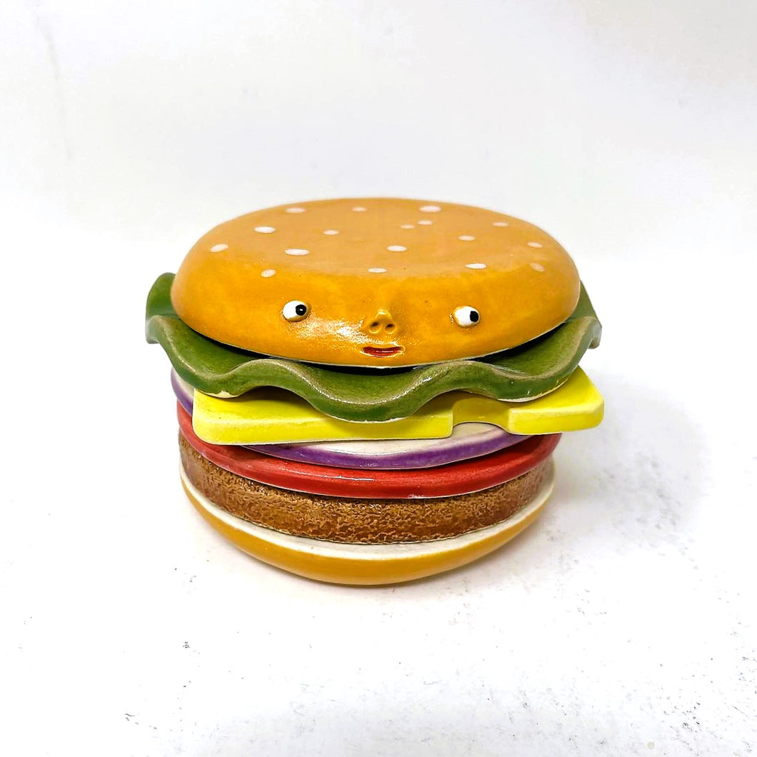 HAPPY BURGER COASTERS: 3 IN STOCK