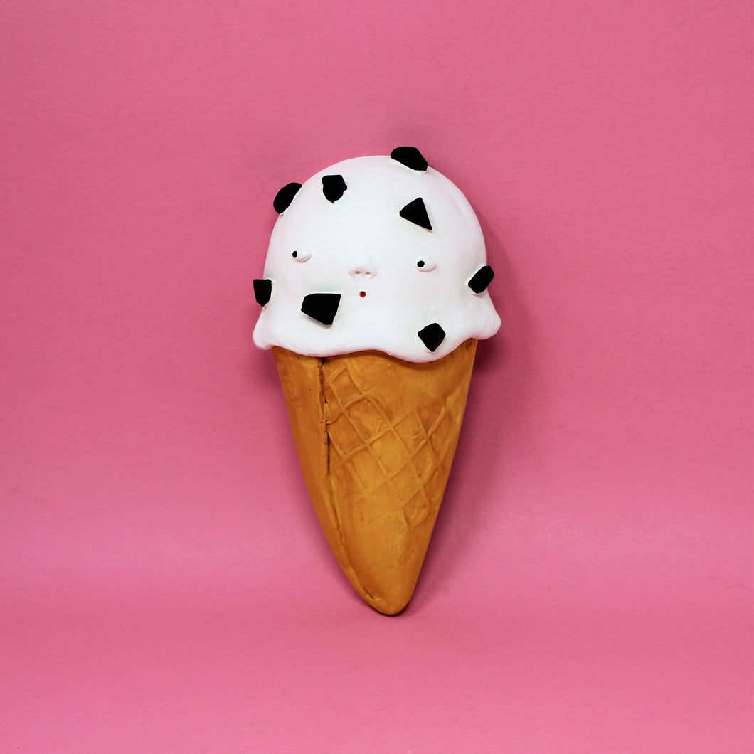 CHOCOLATE CHIP ICE CREAM WALL ART #1