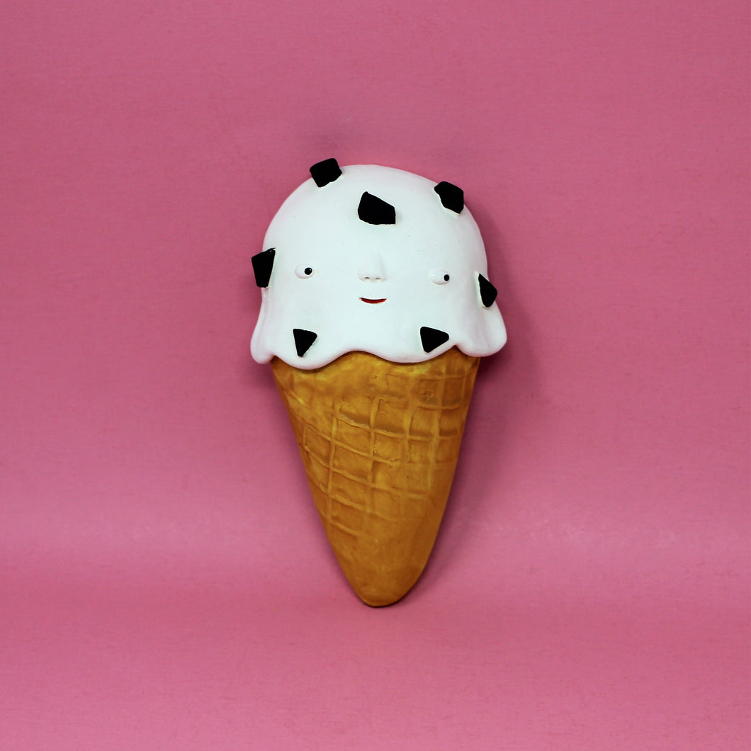 CHOCOLATE CHIP ICE CREAM WALL ART #2
