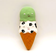 Load image into Gallery viewer, DOUBLE SCOOP PISTACHIO AND COOKIES + CREAM ICE CREAM WALL ART #1
