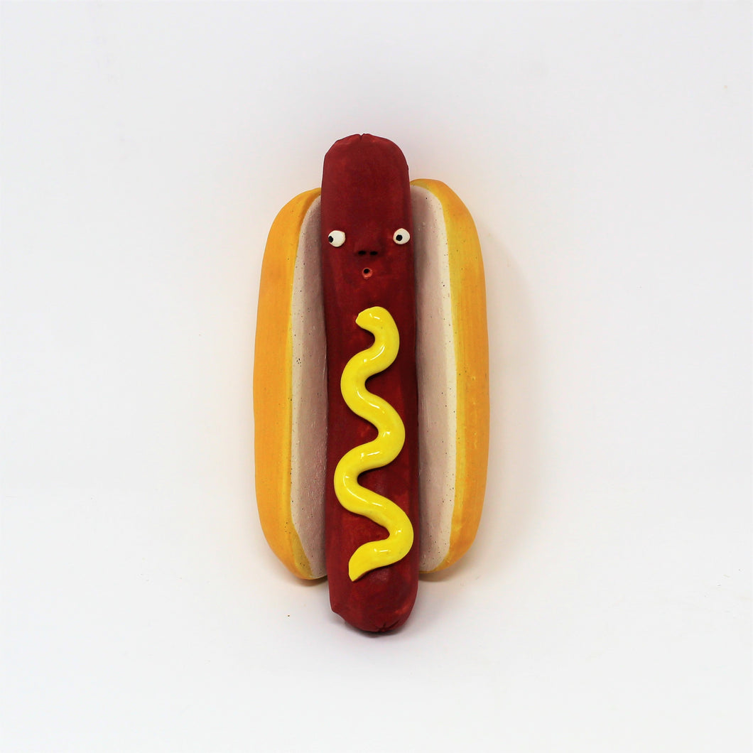 HOT DOG SCULPTURE WALL PIECE #3