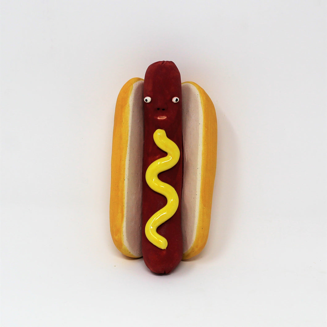 HOT DOG SCULPTURE WALL PIECE #5