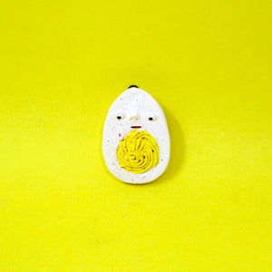 MEH DEVILED EGG WALL PIECE SCULPTURE: 4 AVAILABLE(shipping included in price)