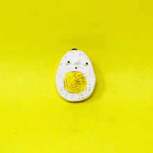 Load image into Gallery viewer, SURPRISED DEVILED EGG WALL PIECE SCULPTURE: 4 AVAILABLE (shipping included in price)
