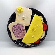 Load image into Gallery viewer, OMELETTE AND TOAST PLATE WALL ART
