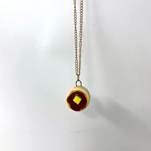 PANCAKES NECKLACE (shipping included in price) 4 in stock