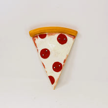 Load image into Gallery viewer, PEPPERONI PIZZA SCULPTURE WALL PIECE #1

