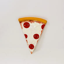 Load image into Gallery viewer, PEPPERONI PIZZA SCULPTURE WALL PIECE #4
