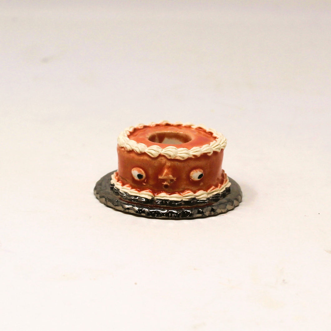 MINI PINK CAKE MATCH STRIKER WITH SILVER LUSTER #2