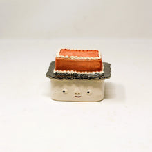 Load image into Gallery viewer, PINK SHEET CAKE MATCH STRIKER JAR WITH SILVER LUSTER #2
