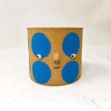 Load image into Gallery viewer, TURQUOISE SPOTTY PLANTER #1
