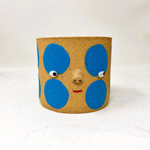 Load image into Gallery viewer, TURQUOISE SPOTTY PLANTER #2
