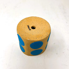 Load image into Gallery viewer, TURQUOISE SPOTTY PLANTER #2
