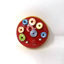 Load image into Gallery viewer, FRUIT LOOPS JELLY FILLED DONUT WALL ART
