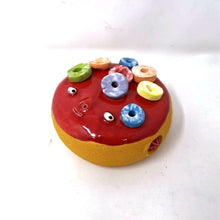 Load image into Gallery viewer, FRUIT LOOPS JELLY FILLED DONUT WALL ART
