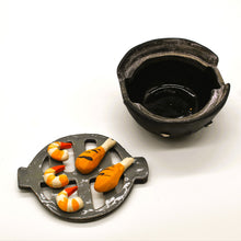 Load image into Gallery viewer, CHICKEN AND SHHRIMP GRILL INCENSE BURNER #1
