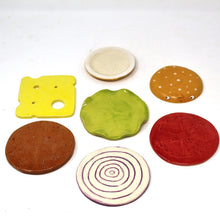 Load image into Gallery viewer, HAPPY BURGER COASTERS: 5 IN STOCK
