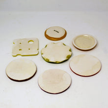 Load image into Gallery viewer, HAPPY BURGER COASTERS: 5 IN STOCK
