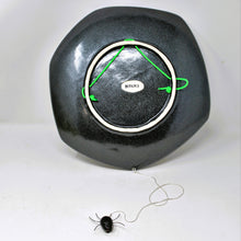 Load image into Gallery viewer, LARGE WALL HANGING SPIDER WEB AND SPIDER PLATTER (shipping included in price)
