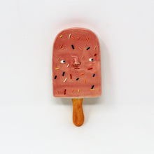 Load image into Gallery viewer, STRAWBERRY SPRINKLE POPSICLE WALL ART #1
