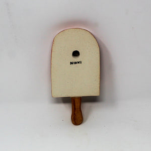 STRAWBERRY SPRINKLE POPSICLE WALL ART