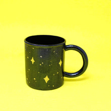 Load image into Gallery viewer, 12 OZ. SILVER LUSTER MOON AND STAR MUG #1
