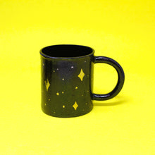 Load image into Gallery viewer, 12 OZ. SILVER LUSTER MOON AND STAR MUG #2
