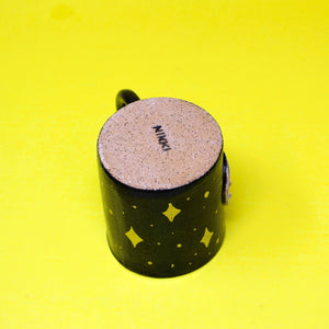 12 OZ. SILVER LUSTER MOON AND STAR MUG #2