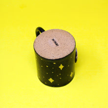 Load image into Gallery viewer, 12 OZ. SILVER LUSTER MOON AND STAR MUG #3
