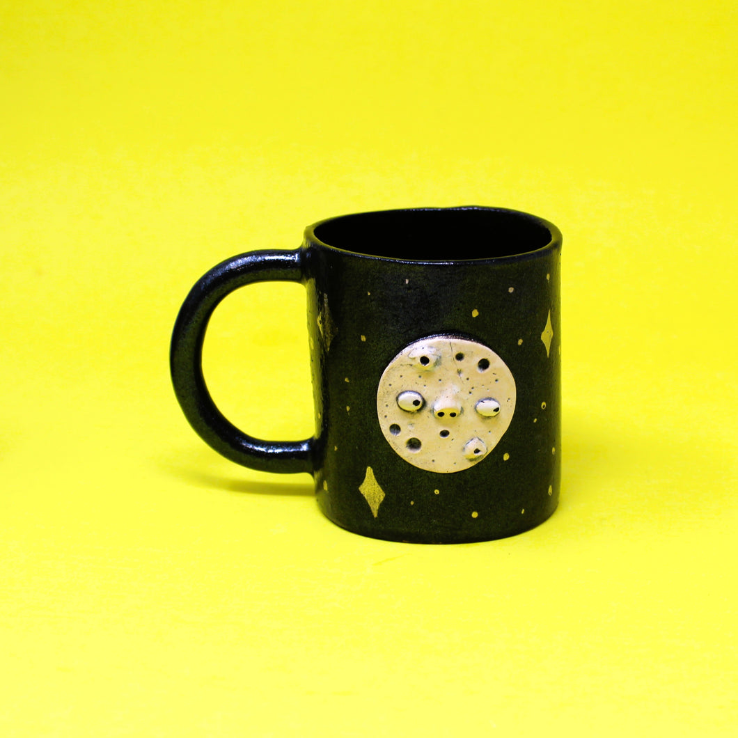 12 OZ. SILVER LUSTER MOON AND STAR MUG #2