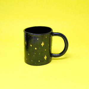 12 OZ. SILVER LUSTER MOON AND STAR MUG #2