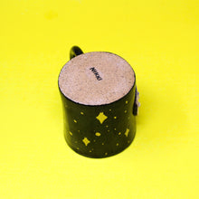 Load image into Gallery viewer, 12 OZ. SILVER LUSTER MOON AND STAR MUG #2
