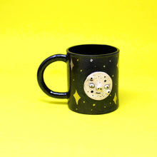 Load image into Gallery viewer, 12 OZ. SILVER LUSTER MOON AND STAR MUG #1
