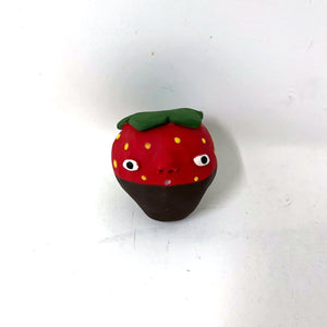 CHOCOLATE DIPPED STRAWBERRY WALL ART #3 (shipping included in price)