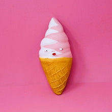 Load image into Gallery viewer, STRAWBERRY AND VANILLA SOFT SERVE WALL ART #1

